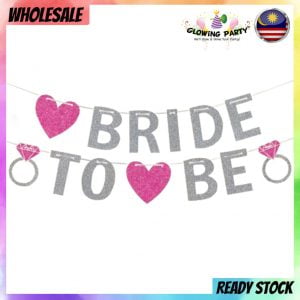 Letter Banner/Party Flag - BRIDE TO BE