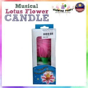 Candle - Musical Lotus Flower Candle