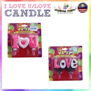 Candle - I LOVE U/LOVE