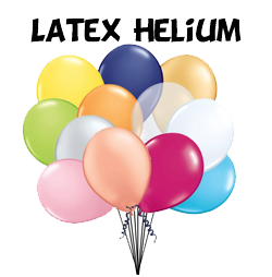 Latex Balloons (Helium-Filled)